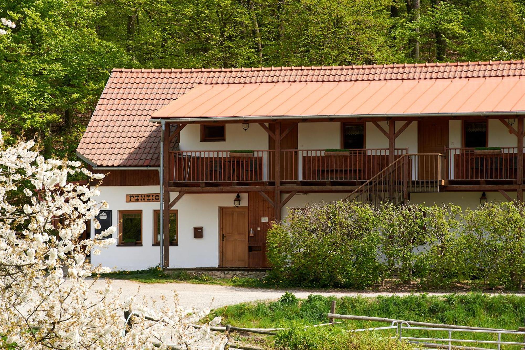 Penzion U Strakatého Koně Blansko Exterior foto